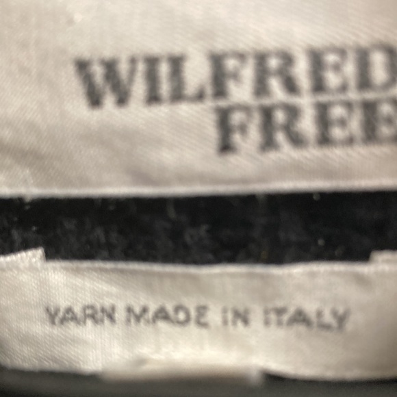 WILFRED FREE ARITZIA RIBBED SWEATER TURTLENECK MADE IN ITALY 100% WOOL SIZE S - Picture 3 of 7